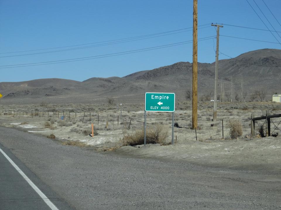 Washoe County Empire NV sign