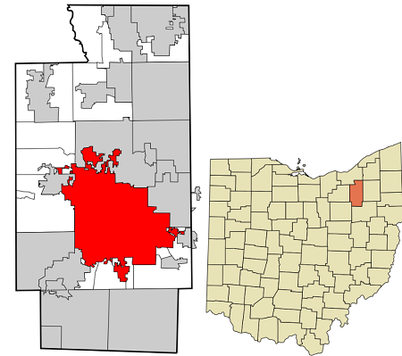 Summit County Ohio map