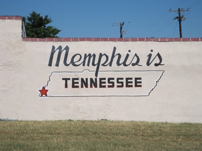 Memphis Is Tennessee wall painting