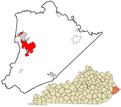 Pikeville Kentucky Map
