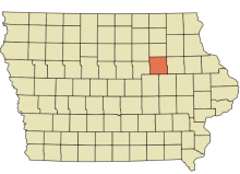 Waterloo Iowa map
